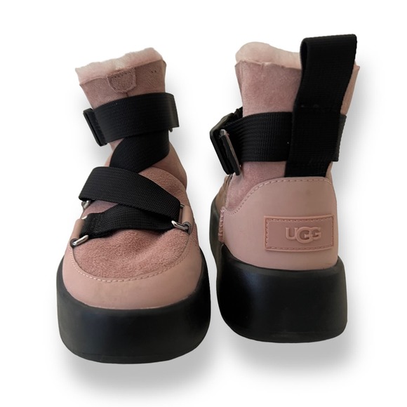 UGG Classic Boom Buckle Suede Leather Boot Size 5 New - Picture 7 of 10